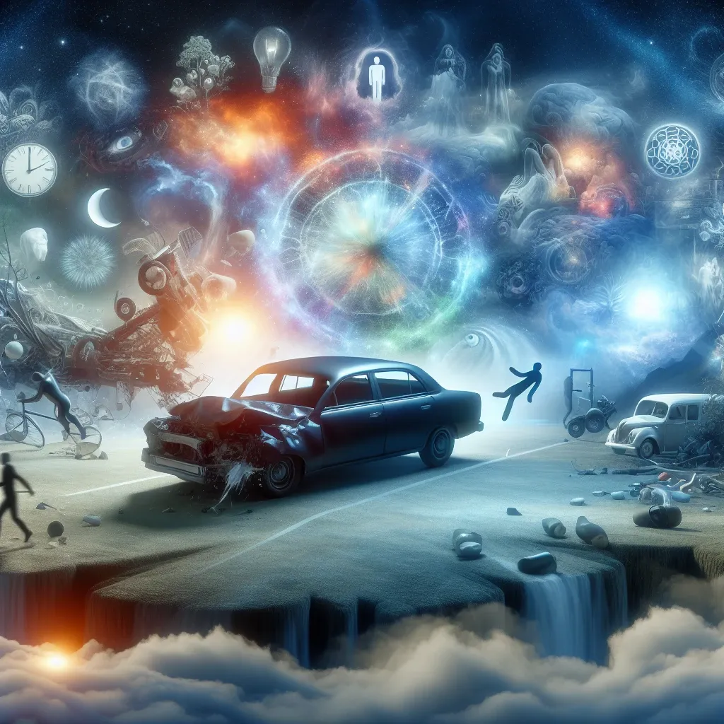 Exploring the Depths of the Subconscious Through Car Crash Dream Imagery