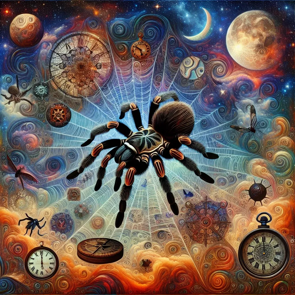 The Enigma of Dreams: A Tarantula's Tale in the Subconscious Web