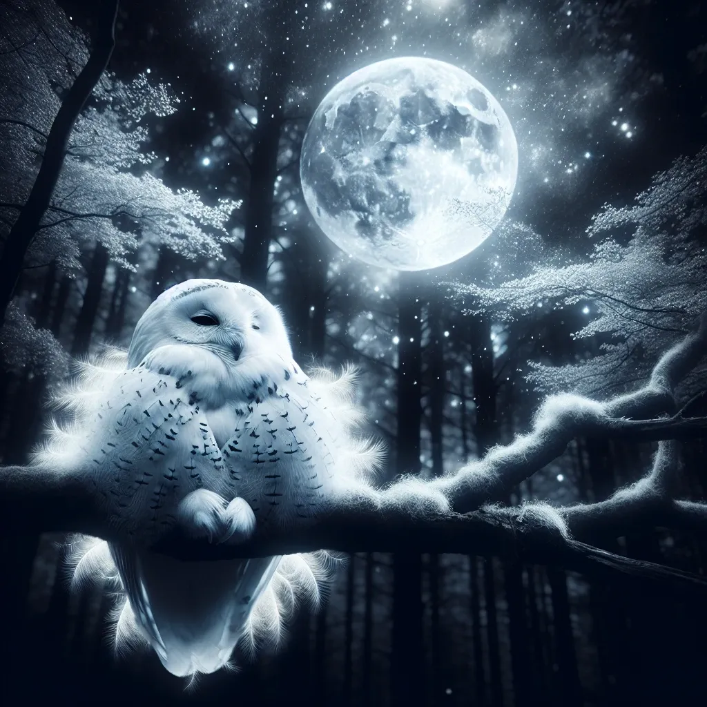 White owl in a dream