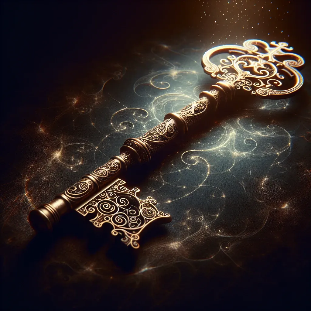 Keys in dreams often symbolize access to hidden knowledge and opportunities.