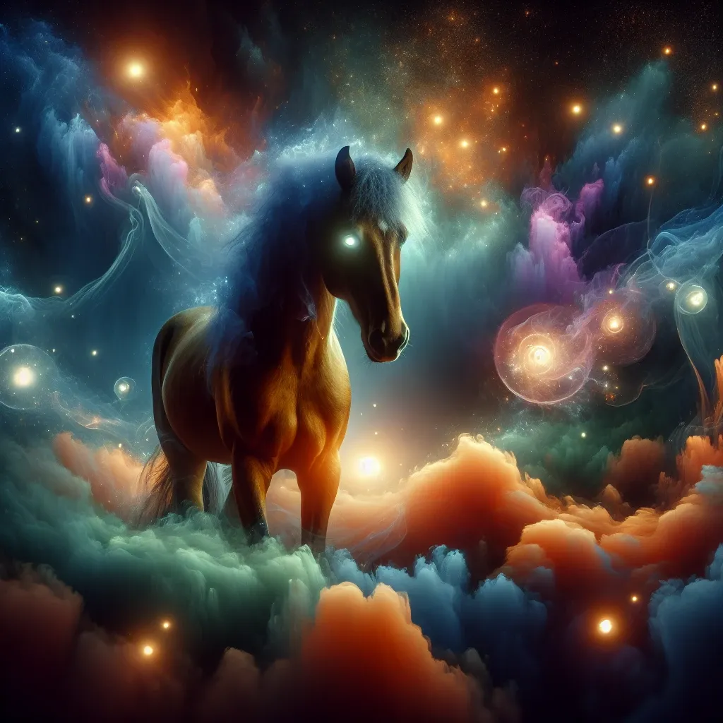 Mysterious Brown Horse in Dream
