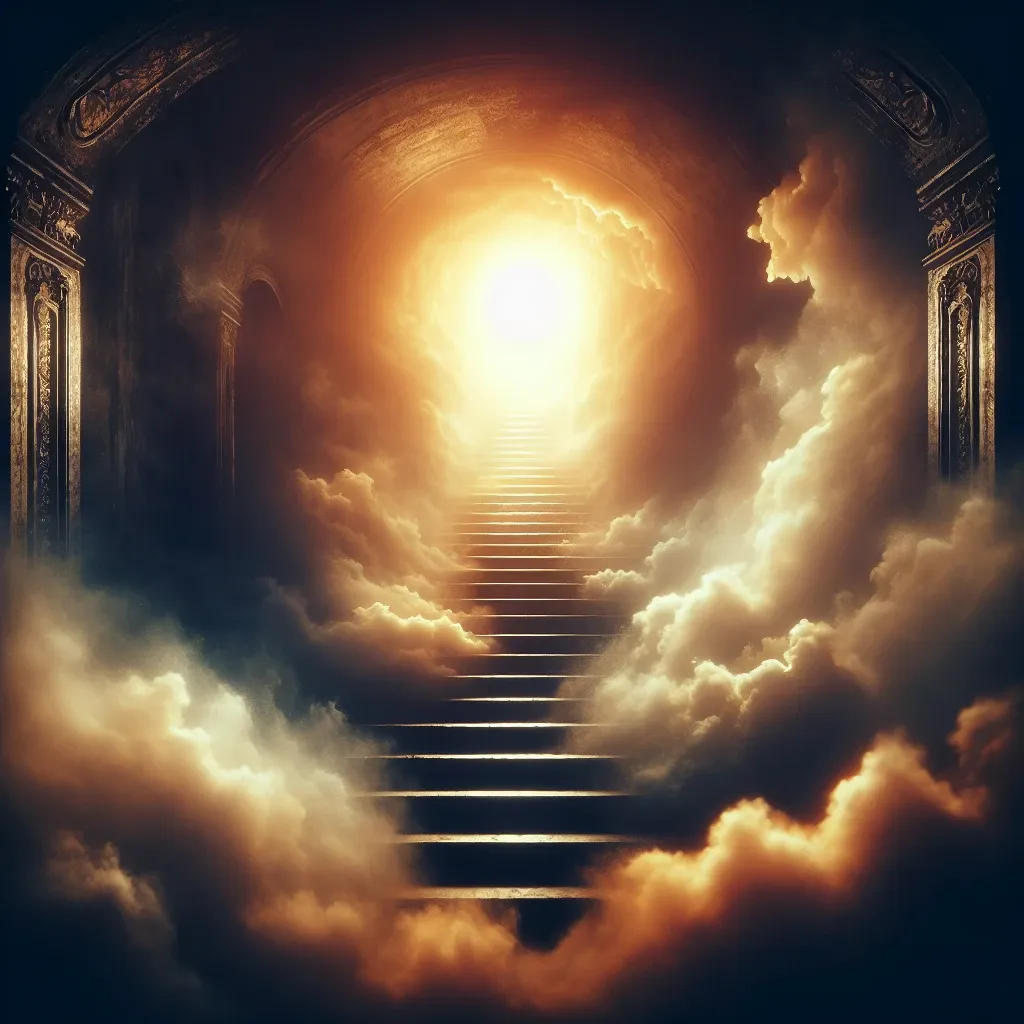 Dreamy stairs symbolizing mystery and exploration in dreams.