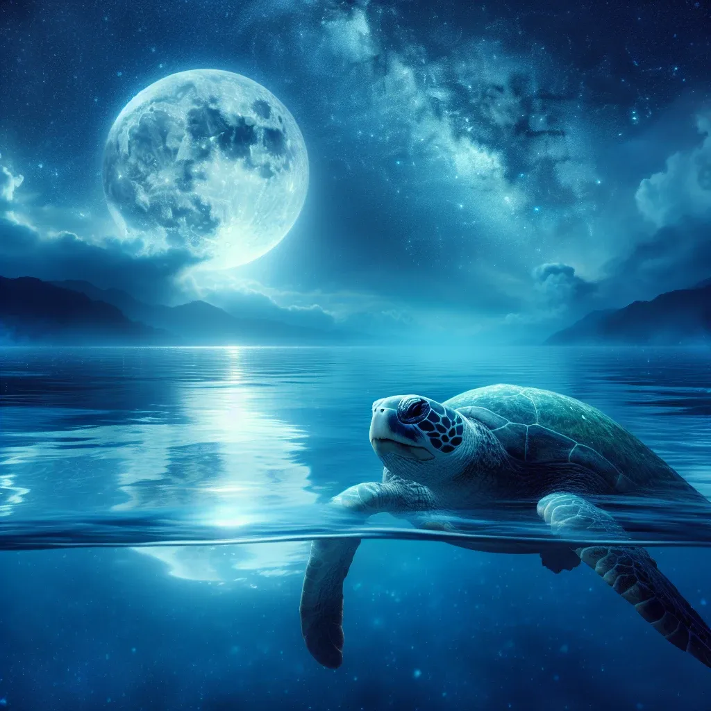 Turtle in a dream