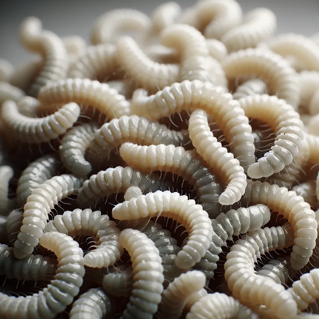 Image of maggots in a dream symbolizing deeper meanings